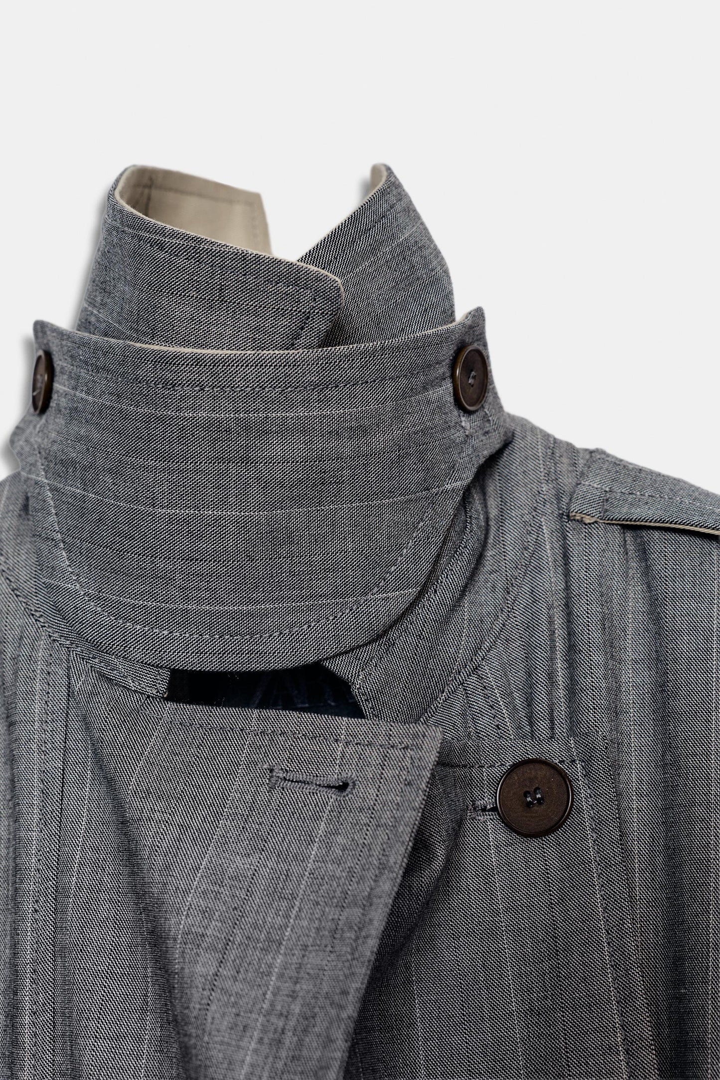 Trench Bimatière À Carreaux - Édition Limitée